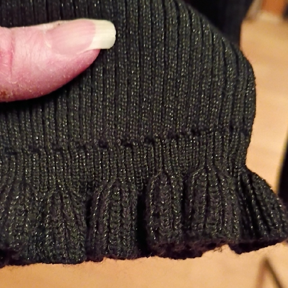 Source Unknown Stylish Black Turtleneck Sweater - image 7